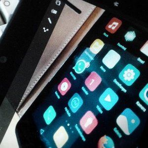 Bildschirm eines Smartphones